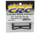 CRC - Carbon Fiber Rear Ride height plate 2.5mm - 3017