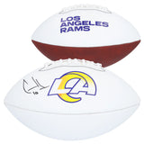 Cooper Kupp Los Angeles Rams Autographed Franklin White Panel Football - Fanatics