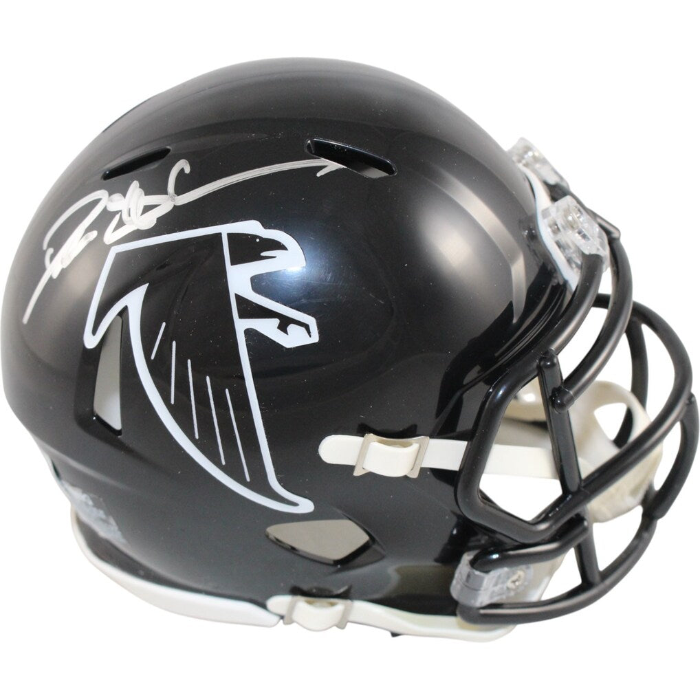 Deion Sanders Signed Falcons Mini Football Helmet - Beckett