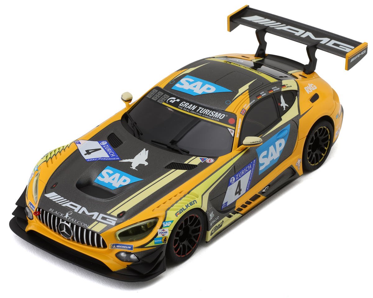 Kyosho - Mini-Z MR-03 Mercedes-AMG GT3 No.5 24H Nurburgring 2018 Body (Yellow) - MZP254YBK