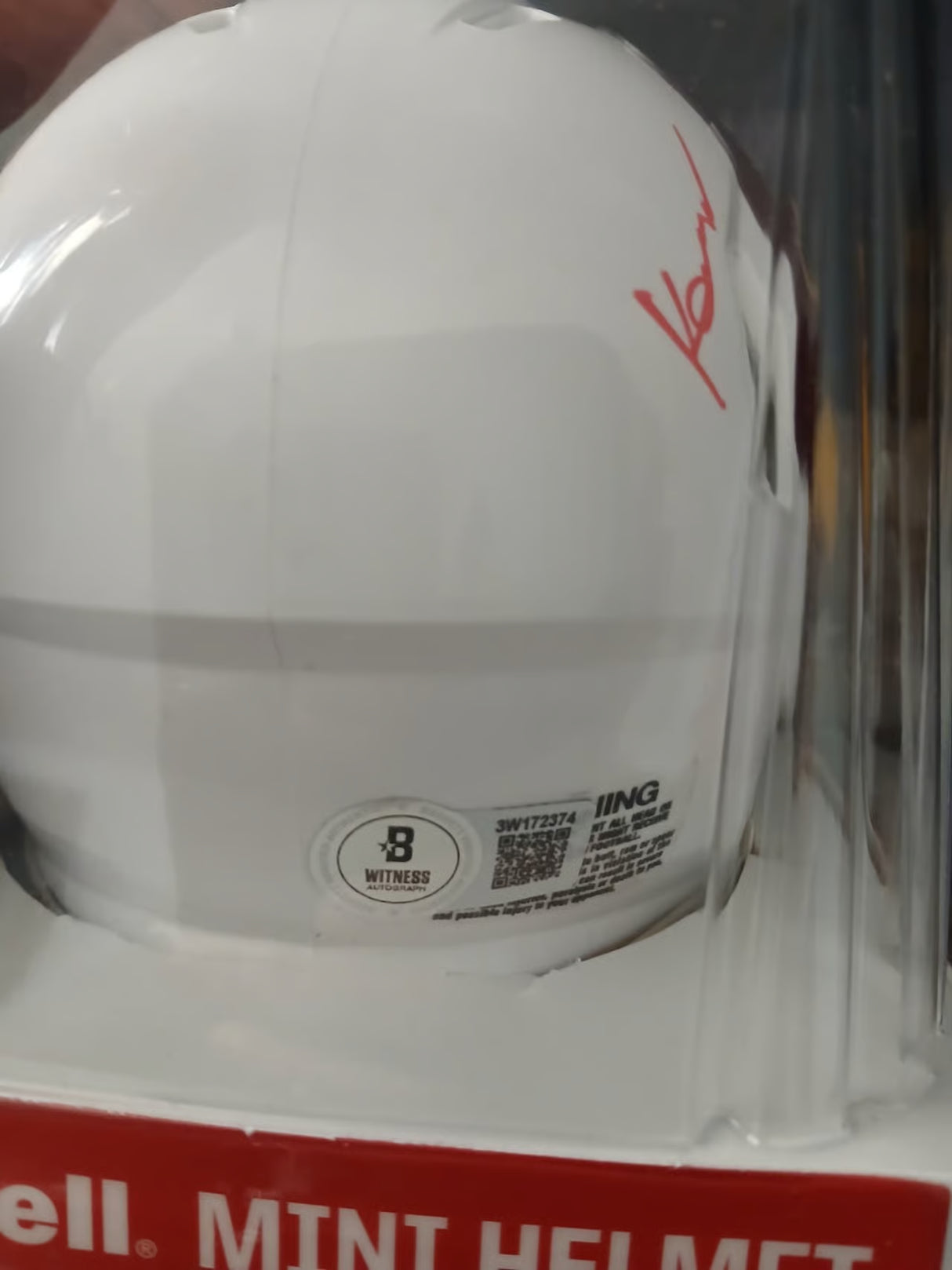 Kanye Udoh Signed Arizona State Mini Football Helmet - Beckett