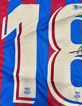 Jordi Alba Signed Nike Barcelona Spain Jersey - BAS Beckett Witness