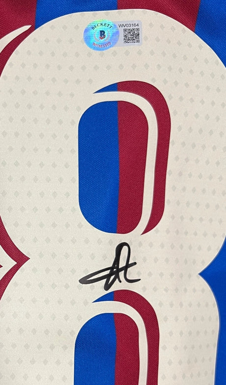 Jordi Alba Signed Nike Barcelona Spain Jersey - BAS Beckett Witness