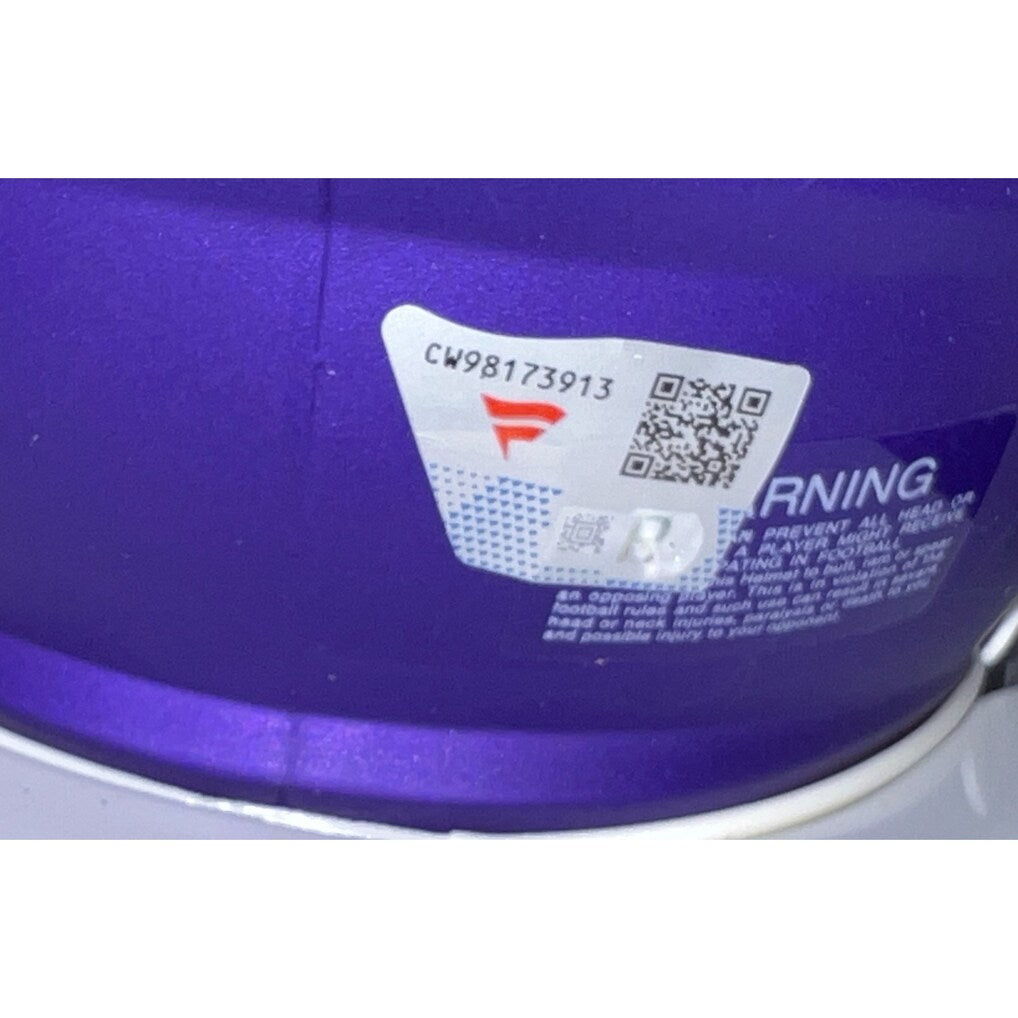 Sam Darnold Signed Vikings Mini Football Helmet - Fanatics