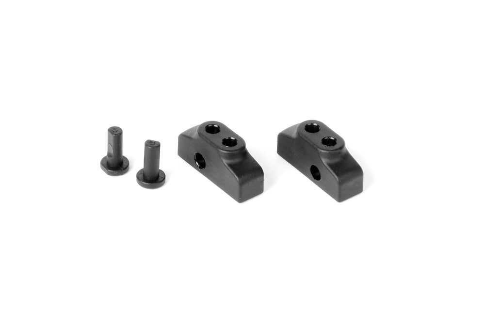 XRAY X4 - COMPOSITE ADJUSTABLE BATTERY HOLDER & BACKSTOP (2+2) - 306192