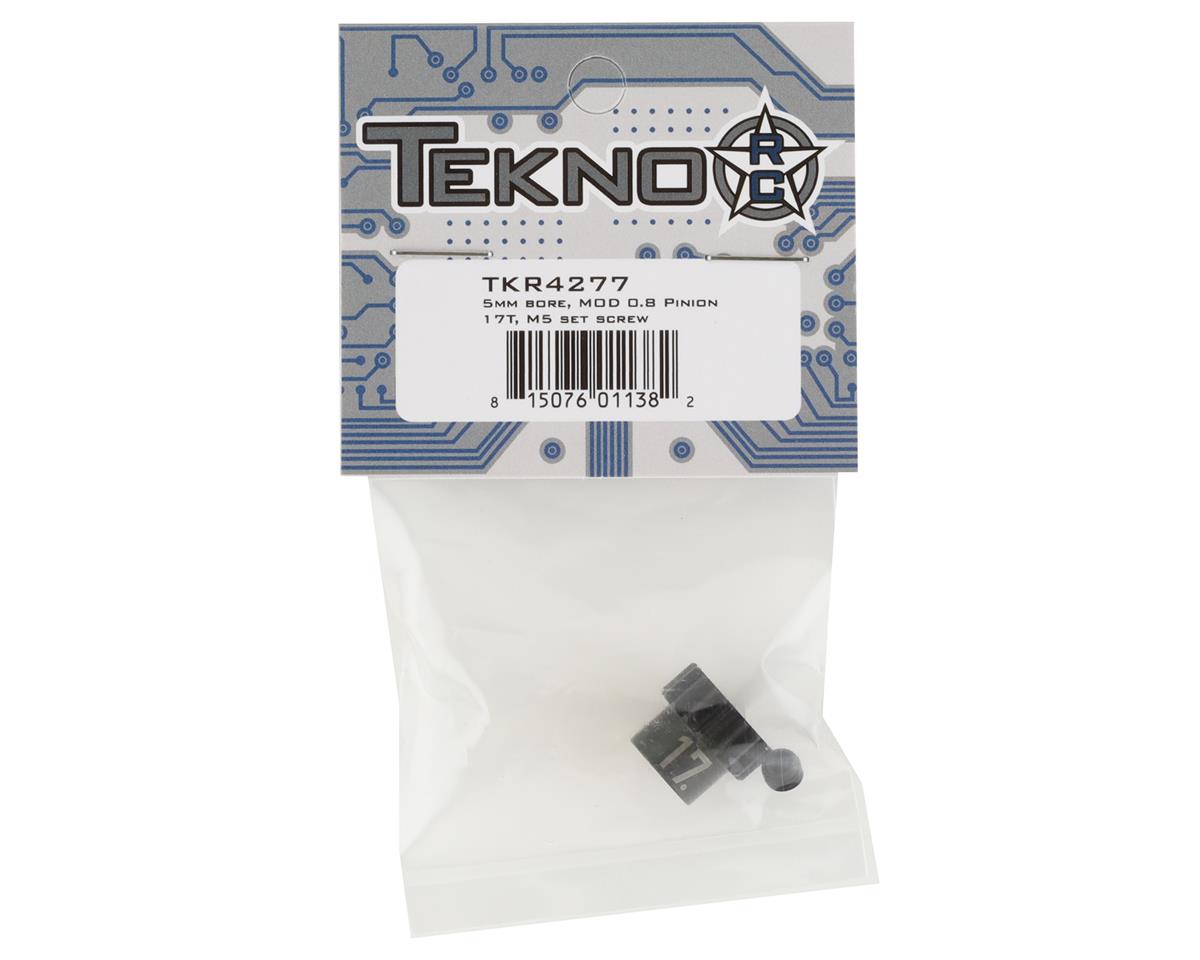 Tekno RC - Steel Mod 0.8 Pinion Gear w/5mm Bore (17T) - 4277