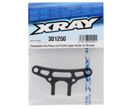 XRAY X4 - COMPOSITE ONE-PIECE LOW PROFILE UPPER HOLDER FOR BUMPER - 301250