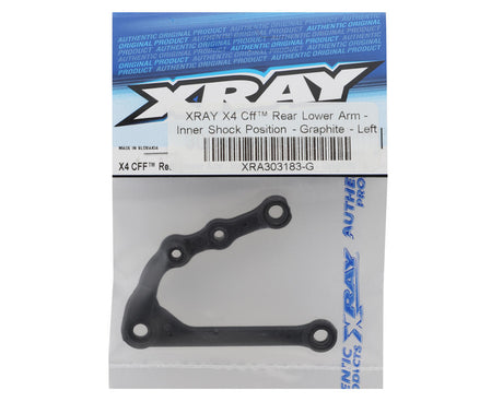XRAY X4 - CFF™ REAR LOWER ARM - INNER SHOCK POSITION - GRAPHITE - LEFT - 303183-G