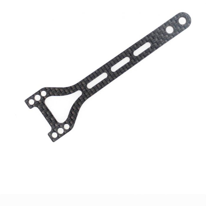 XRAY X4 - GRAPHITE UPPER DECK - SPLIT REAR - 1.6mm - 301078-L