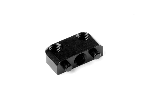 XRAY X4 - ALU PLATE FOR REAR GRAPHITE BODY POST HOLDER - 301370