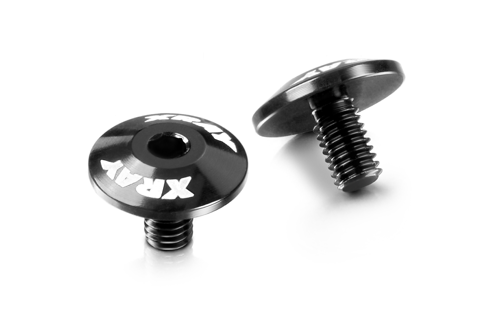 XRAY - Alu Dual Steering Arm Screw M3x7 - Swiss 7075 T6 (2) - 302590