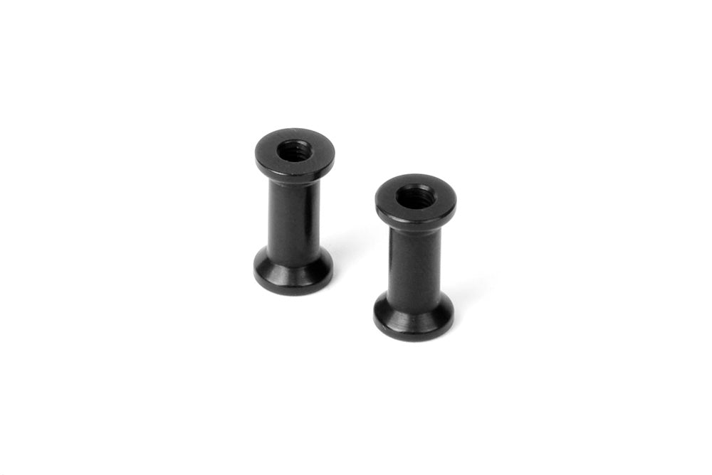 XRAY - ALU REAR BRACE MOUNT 13MM - BLACK (2) - 373073-K