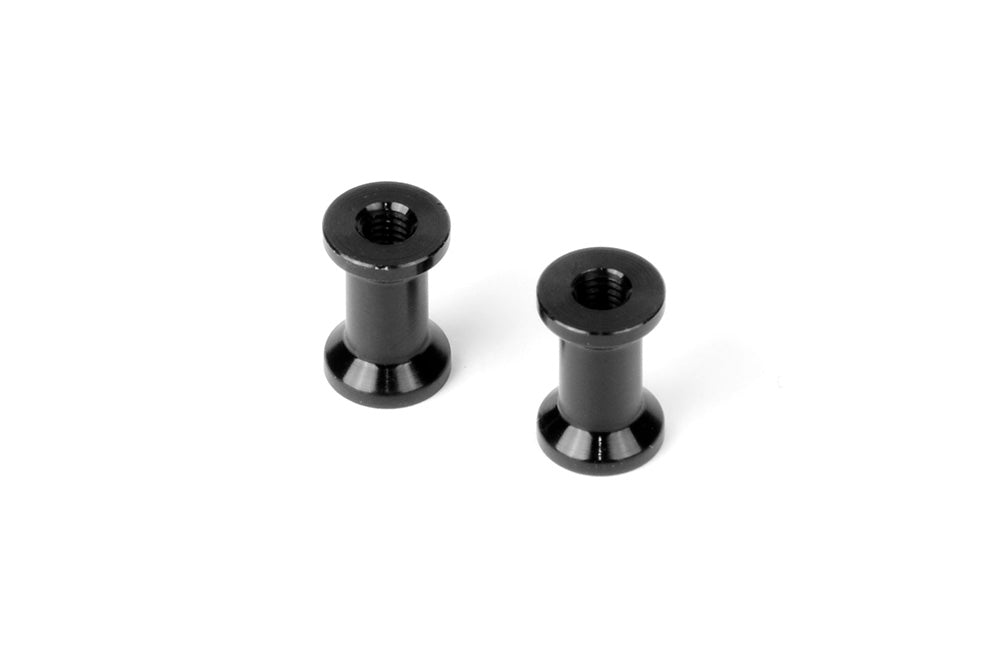 XRAY - ALU REAR BRACE MOUNT 10.5MM - BLACK (2) - 373075