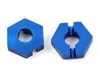 Team Associated RC10 B64D B64 Aluminum 12mm Front Wheel Hexes (2)