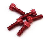 CRC - 4-40x5/16 Socket Head Aluminum Screws (Red) (6) (CLN1460)