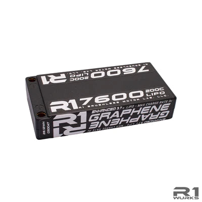 R1 Wurks - 7600mah 200C 3.7V 1s LIPO Graphene Battery - 030047
