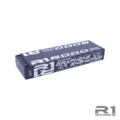 R1 Wurks - 6000mah 150C 7.4V 2S Graphene Battery - 030015-4