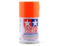 Tamiya PS-24 Fluorescent Orange Lexan Spray Paint (3oz)