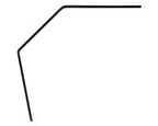 XRAY T4 2017 1.3mm Bearing Supported Rear Anti-Roll Bar
