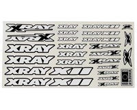 XRAY X12 Sticker Sheet (White)