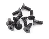 XRAY 4x10mm Flat Head Hex Screw (10)