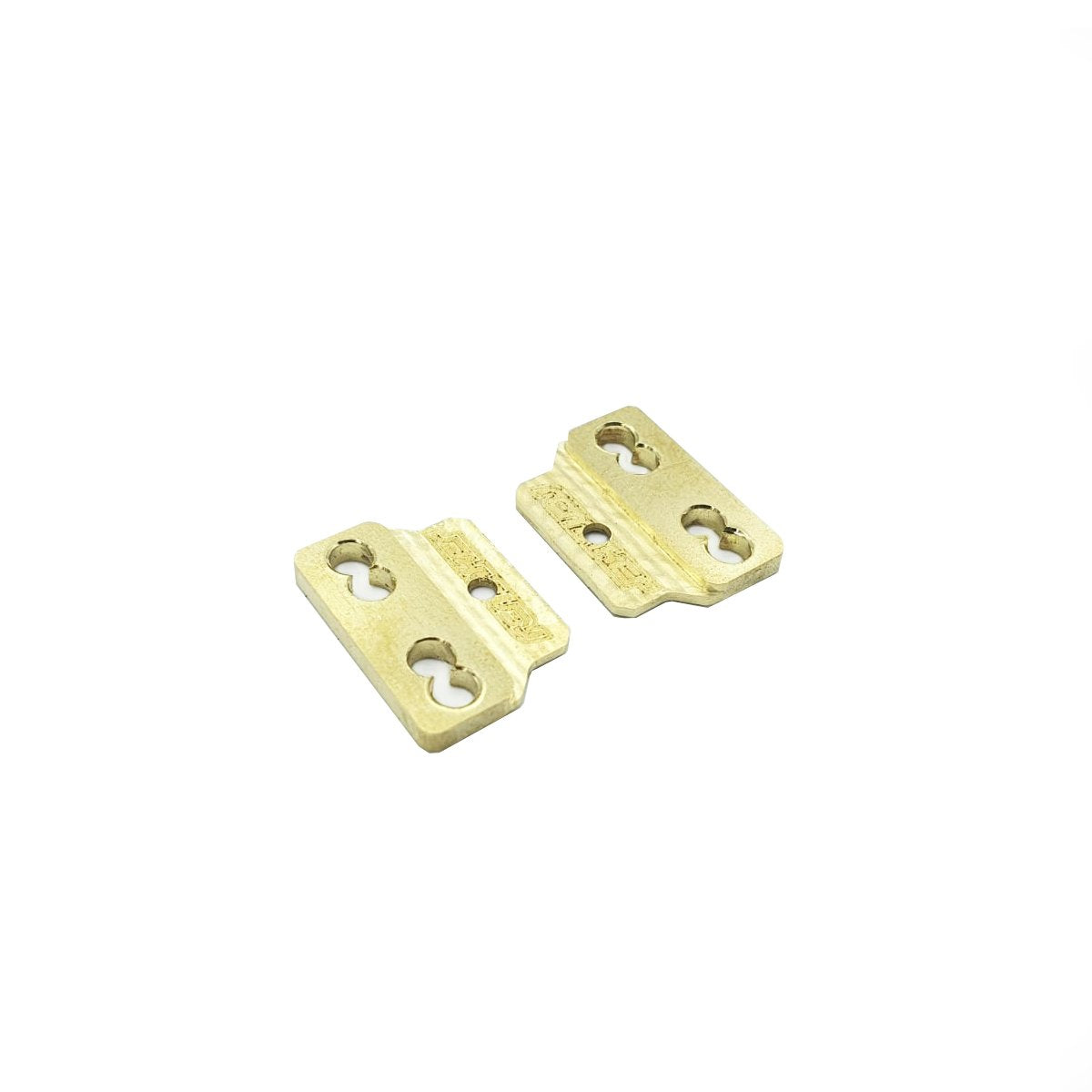 RC Maker - RCM-FBM-XA - BRASS FLOATING BATTERY MOUNTS FOR AWESOMATIX A800 & XRAY T4 ('17-'20)
