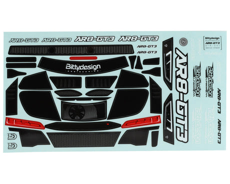 Bittydesign - AR8-GT3 1/12 On-Road Body (Clear) (SupaStox Class) - BDYGT12-R8