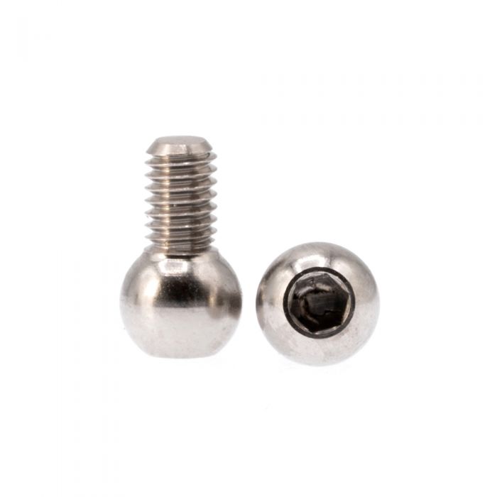 OfficinaRC - BALL STUD 4.9MM ALLOY NICKEL HARD COATED - SWAY BAR (4) - OFC-49-SB