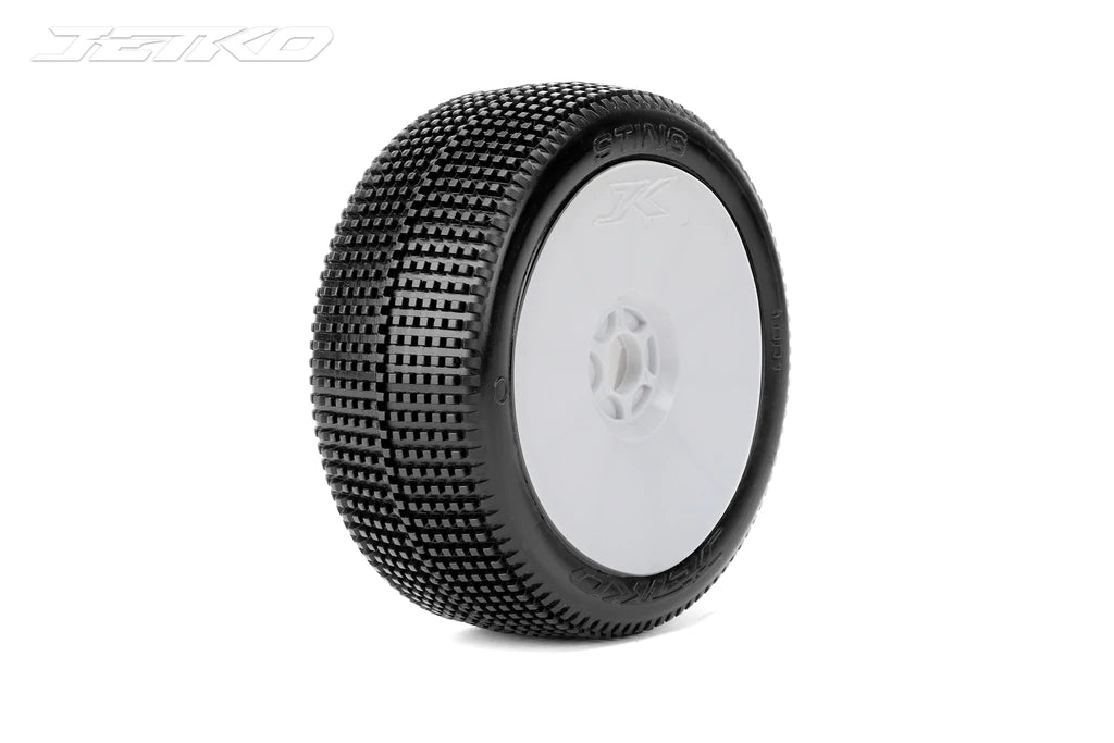 JETKO STING 1/8 BUGGY PRE-GLUED TIRES (PAIR) - JKO1001D