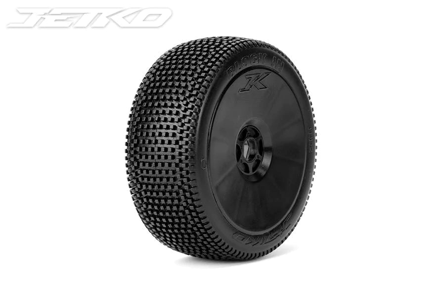 JETKO BLOCK 1/8 BUGGY PRE-GLUED TIRES (PAIR) - JKO1002D