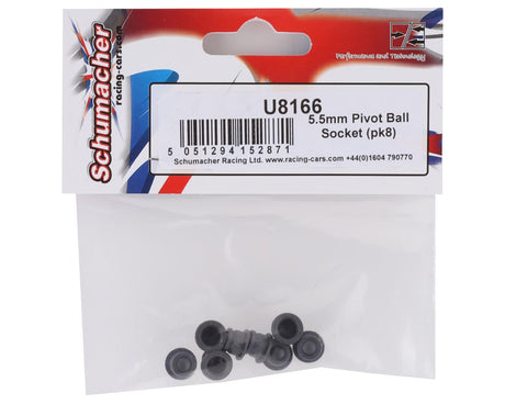 Schumacher -  5.5mm Pivot Ball Socket (8) - U8166