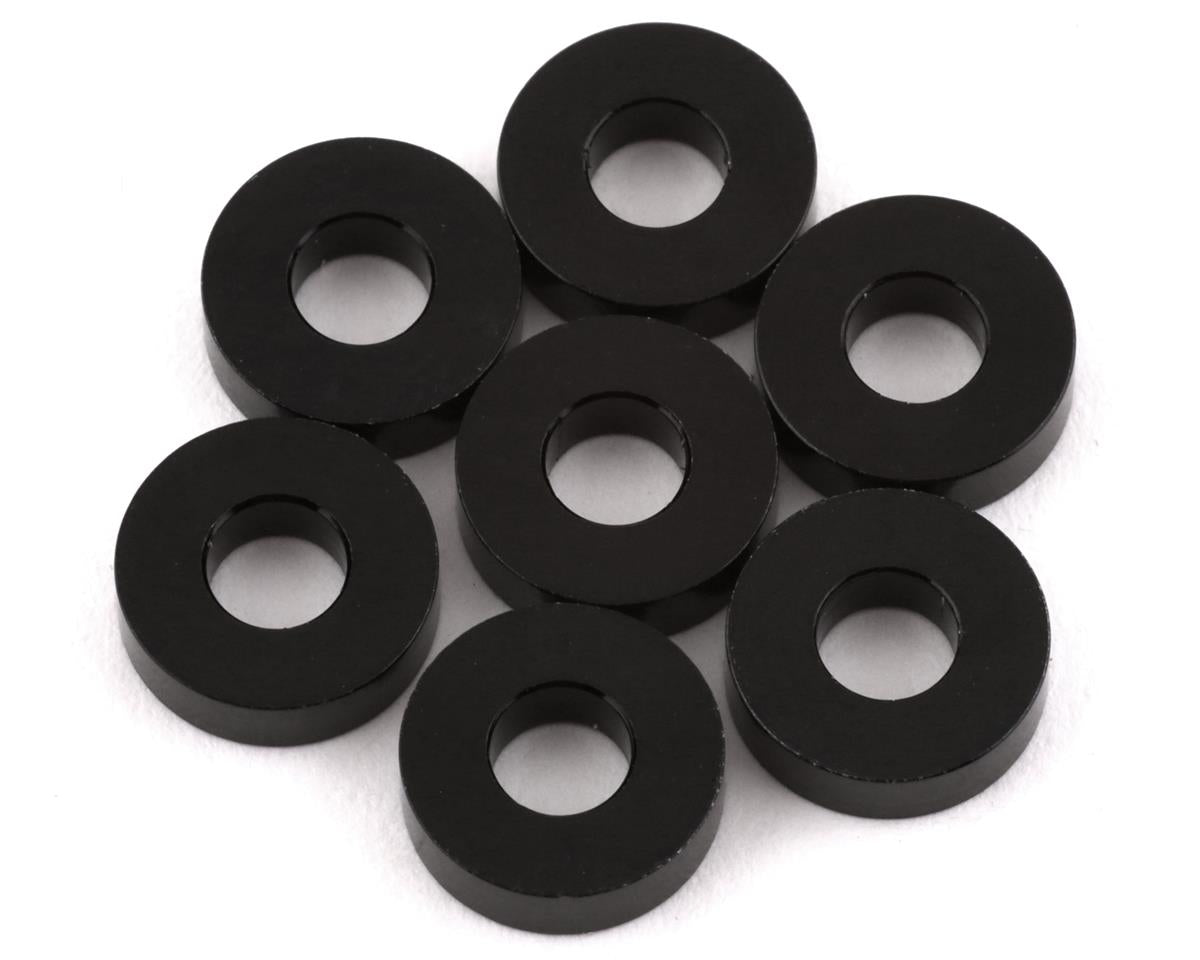 XRAY X4 - ALU SHIM 3X7X2.0MM - BLACK (10) - 303138-K