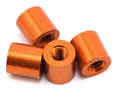 XRAY 6x6.4mm Aluminum Stand Spacer (Orange) (4) - 373121-O